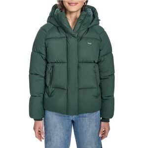 NWT Levi’s Women's Hunter Green Puffer Jacket- S & XL